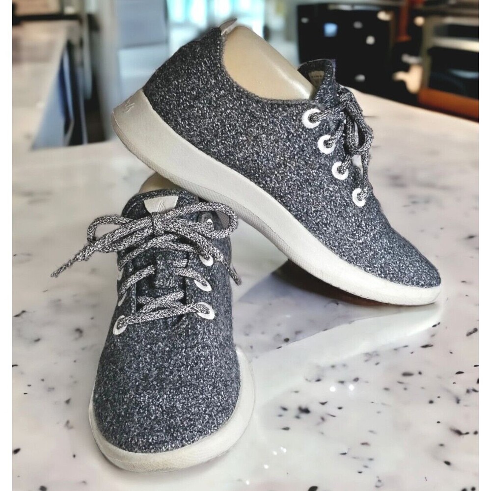 All Birds Allbirds WR Women Gray Merino Wool Runner Running Shoe Sz 9 EUC SB 18